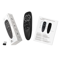 G10S Pro Google Voice Air Mouse 2.4G nirkabel pengendali jarak jauh giroskop untuk Android TV Box X96 MAX proyektor PC