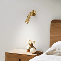 Lampe murale à bouton-poussoir pour la maison, éclairage de lecture LED, chambre d'hôtel, chevet, avec installation encastrée