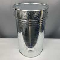 Fût en acier à ouverture supérieure de 100 L personnalisable en direct d'usine, baril à huile et seau à peinture personnalisables, emballage métallique