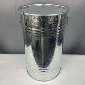 Fût en acier à ouverture supérieure de 100 L personnalisable en direct d'usine, baril à huile et seau à peinture personnalisables, emballage métallique - Product Image 4
