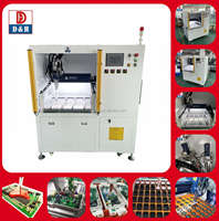 Machine de dommage à haute précision D&H pour polyuréthane et époxy, pompe de distribution de colle silicone AB, alimentation automatique contrôlée par PLC