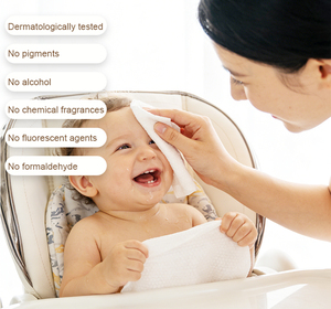 Lingettes pour bébés en gros, ingrédients biologiques, lingettes humides pour le visage et les gencives, fabrication sur mesure avec étiquette privée, biodégradables, douces, 100 lingettes pour bébés - Product Image 3