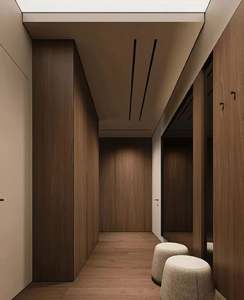 Nouvelle maison moderne Armoire personnalisée Combinaison de design Armoire en bois massif - Product Image 1