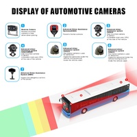 Sistema de Cámara MDVR de Seguridad Móvil 4G para Camiones y Automóviles, Cámara de Espejo 360, Monitor de 8 Pulgadas, Sistemas de Monitoreo de Seguridad en la Conducción