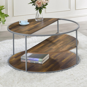 Cross-border best-selling light luxury coffee <b>table</b>, wrought iron coffee <b>table</b>, living room dining room panel <b>round</b> <b>side</b> <b>table</b>, - Product Image 2