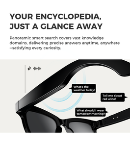 M01Pro Smart <b>Glasses</b> 8MP 4K <b>Camera</b> Translation WIFI Chatgpt AI Voice Assistant Sunglasses Smart Wearable Headset 2025 - Product Image 4