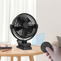 Usine en gros USB Rechargeable 10000mAh batterie ventilateur de plafond ménage extérieur voiturette de Golf Portable 8 pouces Table bureau Clip ventilateur