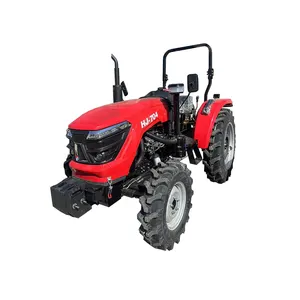 Baru 4 roda drive 4wd pertanian pertanian kompak diesel pertanian tractores agricolas traktor