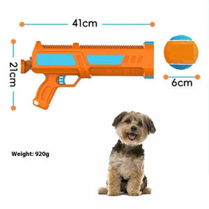 कुत्तों के लिए लक्जरी पोर्टेबल बॉल लांचर 15 मीटर रेंज हैंड-फ्री ट्रेनर सक्रिय आउटडोर खिलौना - Product Image 6