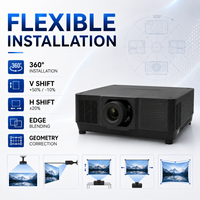 Projecteur laser d'ingénierie 3LCD WUXGA 15000 ANSI Lumens avec fusion des images sur les bords HDBaseT pour la projection en grandes salles