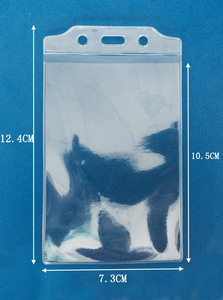 <span class=keywords><strong>Porte</strong></span>-badges en plastique transparent imperméable avec clip - Product Image 4