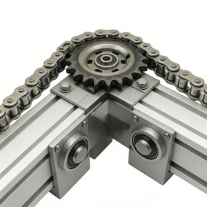 เฟืองโซ่โรลเลอร์ 12A ล้อโซ่เหล็กคาร์บอน แถวเดียว แถวคู่ สามแถว ระยะพิทช์ 19.05 มม. - Product Image 1