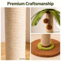 Griffoir pour chat en sisal naturel, protecteur de meubles, tour griffoir pour chat