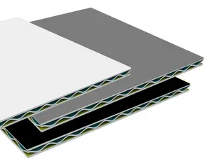 外部ACP ACM立面波纹芯板金属夹芯板铝复合墙体覆层套件内部装饰