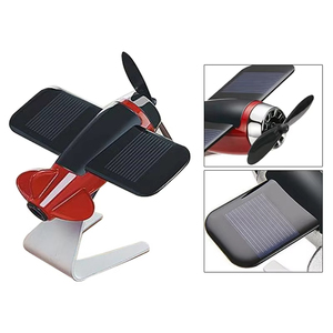 Adorno de Escritorio con Forma de Avión Solar, Accesorio Decorativo para Interiores, Regalo para Hombres y Mujeres Entusiastas del Aviñamiento, Venta al Por Mayor - Product Image 2