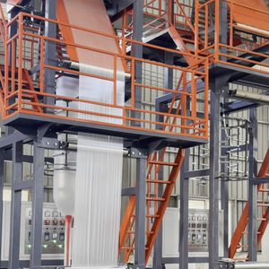 Extrusora de <span class=keywords><strong>Película</strong></span> Soplada Automática de Un Solo Tornillo y Doble Matriz, de Alto Rendimiento, Bajo Consumo y Eficiencia Energética para HDPE, LDPE, LLDPE - Product Image 3