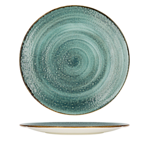 Piatto Piatto Turchese Luna 28cm 2cm di Profondità - Product Image 2