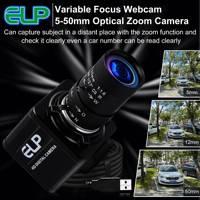 OEM ELP 4K Webcam CS 5-50mm 10X optik USB yakınlaştırma kamerası 4K 30FPS yüksek hızlı ücretsiz sürücü Webcam PC Laptop için