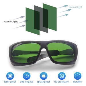 Chất lượng cao <span class=keywords><strong>ANSI</strong></span> <span class=keywords><strong>Z87.1</strong></span> được chứng nhận Laser kính an toàn EN166 chứng nhận làm việc bảo vệ PC khung 1064nm Laser bảo vệ mắt - Product Image 3