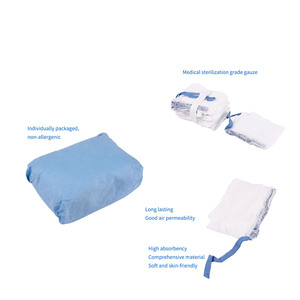 Compresses stériles pour laparotomie, tampons de gaze, compresses abdominales avec rayures radiographiques - Product Image 5