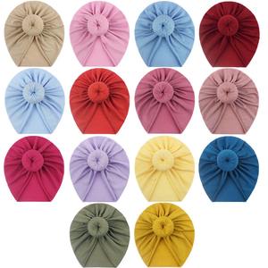 Gorro <span class=keywords><strong>de</strong></span> Bebé Recién Nacido, Gorros <span class=keywords><strong>Turbante</strong></span> <span class=keywords><strong>para</strong></span> Niños Pequeños <span class=keywords><strong>de</strong></span> 3 a 24 <span class=keywords><strong>Meses</strong></span>, Diadema <span class=keywords><strong>de</strong></span> Color Sólido, Accesorios <span class=keywords><strong>para</strong></span> el Cabello - Product Image 2