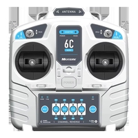 Système radio émetteur-récepteur MicroZone MC6C Min V2 2.4G 6CH pour avion RC, drone, multirotor, hélicoptère, voiture