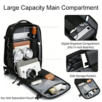 Sac bandoulière multifonctionnel unisexe avec sangle réglable, système MOLLE, port USB pour appareil photo, cyclisme, usage quotidien