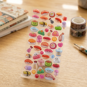 Autocollants Coréens Imprimés UV Imperméables en Forme de Bonbons, Lot de 16 Pièces, Autocollants Décoratifs Mignons 3D Gonflés Effet Gelée pour Journal, Agenda, Ordinateur Portable, Téléphone - Product Image 3