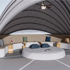 Yate Deportivo de Aluminio de Lujo con Forma de Perla y Motor Fuera de Borda para <span class=keywords><strong>Fiestas</strong></span> Acuáticas y Pesca, Casa Flotante en Pontón - Product Image 2