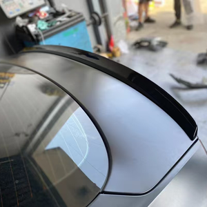 Aileron arrière style RS5, becquet de coffre, lèvre de coffre, becquet arrière type queue de canard en ABS de haute qualité pour Audi A5 S5 B9.5 2020-2024 - Product Image 5