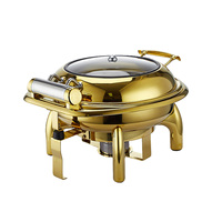 Vente en gros de l'usine de chauffe-plats en acier inoxydable chauffe-plats multi-combustibles robustes équipement de restauration de nouvelle génération