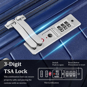 Ready Stock in USA Free Shipping Luggage Sets 4 Piece(14/20/24/28), Expandable Lightweight <b>Suitcase</b> Support Dropshipping - Product Image 6