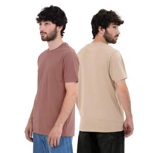 Camiseta de Verano para Hombre, 280g, 100% Algodón Poliéster, Tejido de Punto, Manga Corta, Estilo Hip Hop, Transpirable, Bordada, Impresa con DTG, Talla Grande, Personalizada - Product Image 5