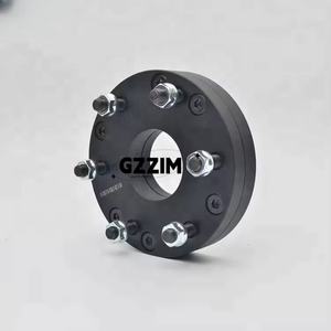 Espaceur de roue de voiture GZZIM en aluminium forgé 6x139.7 à 5x114.3 Finition brillante noire Adaptateurs de roue pour rénovation/mise à niveau - Product Image 3