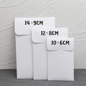 Sobres Cuadrados de Papel Personalizados, Pequeños, Retro, Blancos y Marrones, para Guardar Lentes de Gafas, Joyas, Insignias, Imanes de Refrigerador, Fundas de CD - Product Image 6