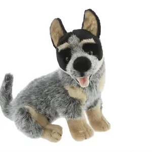 Échantillons gratuits de peluche personnalisée Bluey Australian Cattle Dog Taille 22cm de haute qualité Custom dog peluch toy