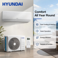 Équipement de climatisation à onduleur HYUNDAI 12000 BTU R32 T1, pompe à chaleur pour le contrôle climatique européen, A++ refroidissement et chauffage, certifié CE
