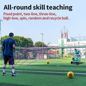 <span class=keywords><strong>Lanceur</strong></span> <span class=keywords><strong>de</strong></span> ballons <span class=keywords><strong>de</strong></span> football avec grande cuve supérieure intégrée et base mobile pour terrains communautaires et entraînements quotidiens amateurs - Product Image 6