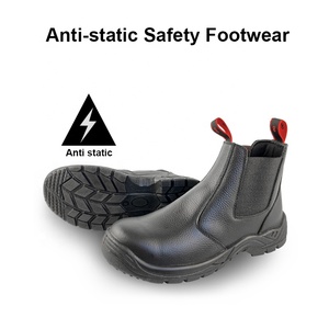 Vente en gros de chaussures de sécurité pour hommes chaussures de travail de 6 pouces en cuir PU avec bout en acier et semelle intermédiaire en acier - Product Image 5