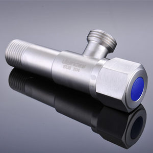 Válvula angular extendida de acero inoxidable, 3/4 pulgadas, una entrada, dos salidas, para calentador de agua, accesorios para agua fría y caliente - Product Image 3