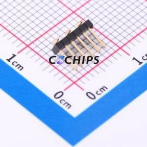 X1311WVS-06J-C40D42R1 Pin Header SMD,P=1.27mm Connector ( Pin Structure: 1x6P )( Pitch: 1.27mm )( Row Spacing: 1.27mm ) - Product Image 2