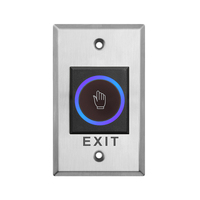Interrupteur infrarouge sans contact 12V, bouton de sortie pour contrôle d'accès et déverrouillage de porte, avec télécommande