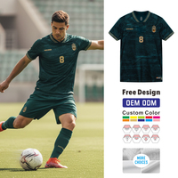 Maillots de football personnalisés en polyester réversible double couche HOSTARON, maillots de football sublimés personnalisés pour jeunes, uniformes de football pour hommes