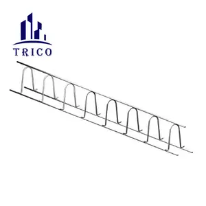 Metal Rebar Supports Concrete Continuous Bolster Chair Upper(CHCU) Plastic Tipped Metal Slab Bolster Upper