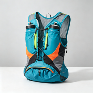 Gilet d'hydratation imperméable personnalisé, sac d'hydratation léger et pliable, gilet de course à pied, sac à dos pour bouteille d'eau pour la course à pied et le cyclisme - Product Image 4