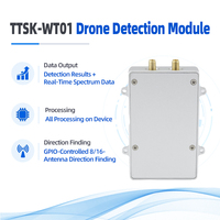 Modul Deteksi Spektrum Drone 70MHz-6000MHz Sensor Spektrum Frekuensi Radio Ukuran Kecil dengan Perangkat Lunak Pendukung