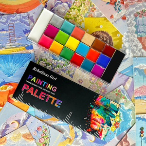 Pigmentos <span class=keywords><strong>de</strong></span> Pintura Corporal y Facial a Base <span class=keywords><strong>de</strong></span> Aceite RG <span class=keywords><strong>para</strong></span> Niños, 20 Colores, Resistentes al Agua y <span class=keywords><strong>de</strong></span> Larga Duración, Maquillaje <span class=keywords><strong>de</strong></span> Efectos Especiales, Venta al Por Mayor - Product Image 1
