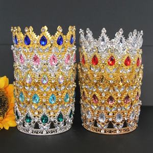 Glamour in lega <span class=keywords><strong>di</strong></span> cristallo da sposa copricapo da sposa elegante corona <span class=keywords><strong>per</strong></span> accessori <span class=keywords><strong>per</strong></span> <span class=keywords><strong>capelli</strong></span> da donna - Product Image 1