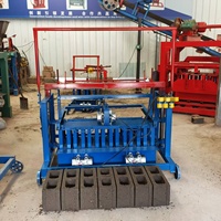 Machine à Briques Électrique Mobile à Prix de Gros, 7 Pièces, Blocs Creux de 6 Pouces, Nouveau Modèle