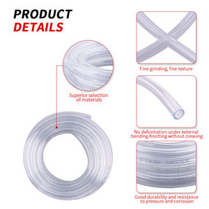 PVC-buis 3/8 inch ID x 1/2 inch OD flexibele transparante vinyl luchtslang 10 voet voor pneumatisch industrieel gebruik van voedingskwaliteit - Product Image 4